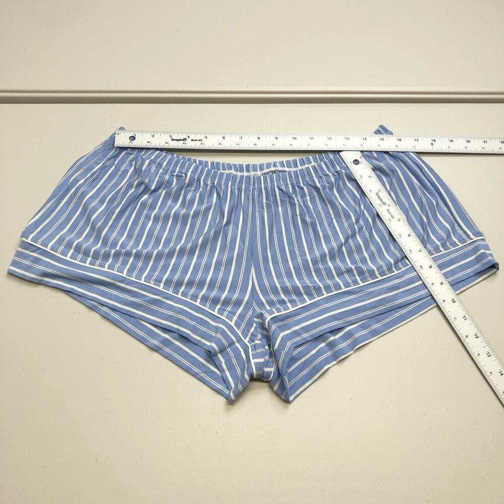 NWT Eberjey Gisele Shortie Short Pajama Set Modal Blend Size XL Vista Blue - Picture 4 of 10